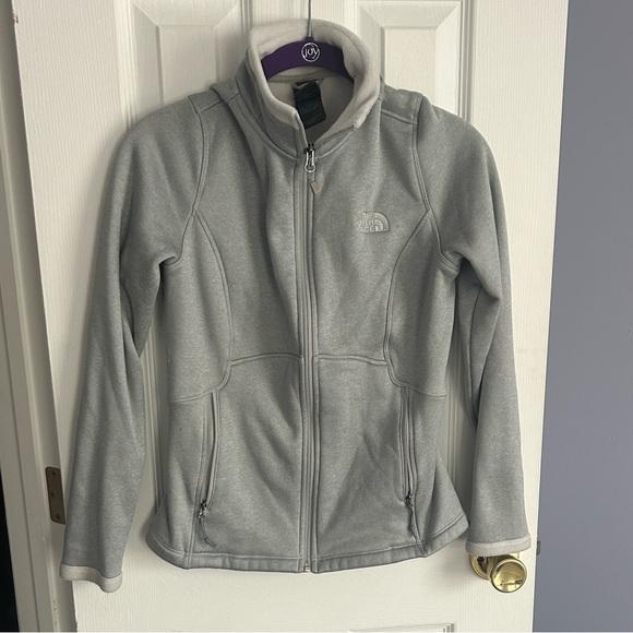 The North Face Jackets & Blazers - The North Face Fleece Lined Light Gray Jacket Size Small Petite SP